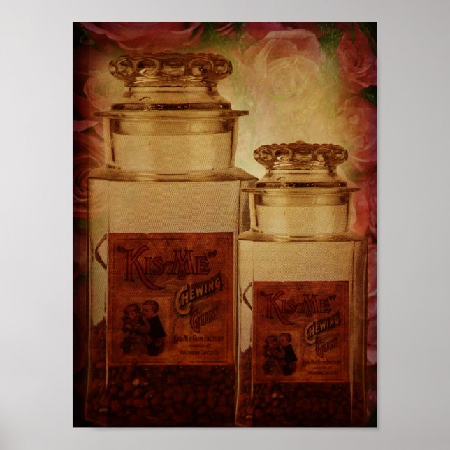 Kiss Me Chewing Gum Poster (Front)