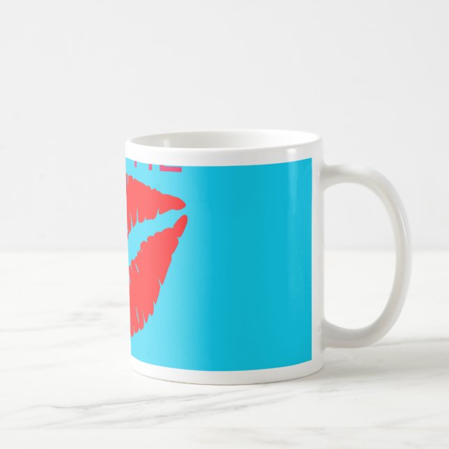 Kiss Me Coffee Mug (Right)