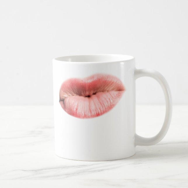 Kiss me customisable coffee mug (Right)