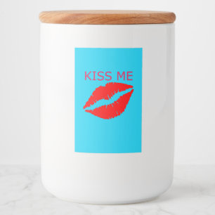 Kiss Me Food Label