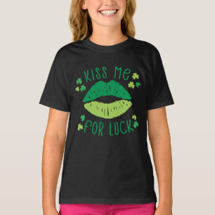 Kiss Me For Luck St Patricks Day T-Shirt