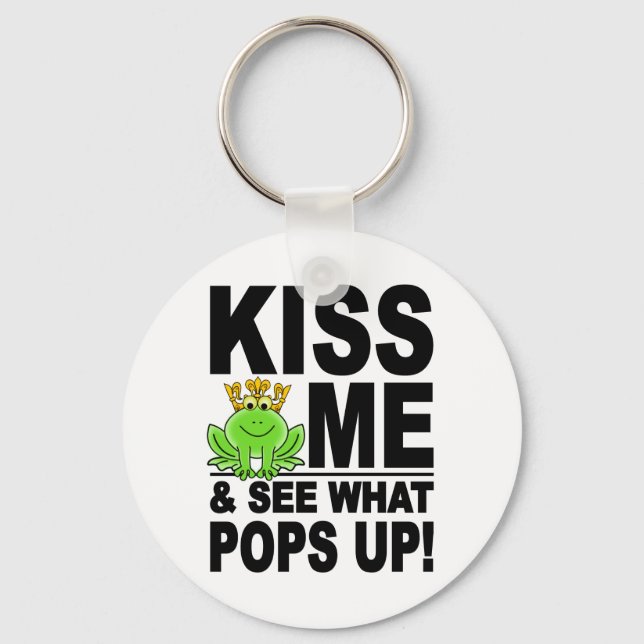 KISS ME Frog key chain (Front)
