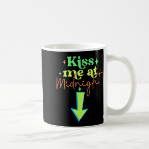 Kiss Me Funny Matching Couples Midnight  Coffee Mug