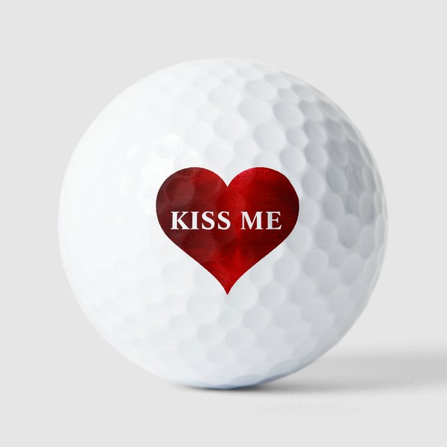 KISS ME Golf Balls  (Front)