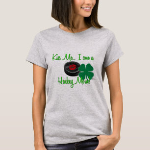 Kiss Me, I am A Hockey Mum St. Patrick's Day Shirt