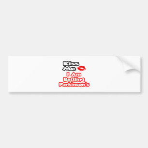 Kiss Me...I Am Battling Parkinson's Bumper Sticker