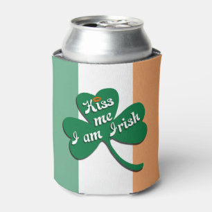 Kiss me I am Irish Can Cooler