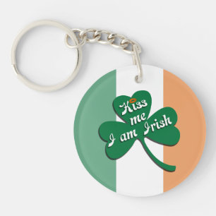 Kiss me I am Irish Key Ring