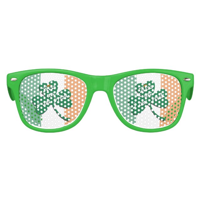 Kiss me I am Irish Kids Sunglasses (Front)