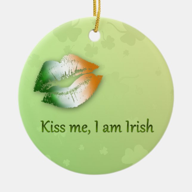 Kiss Me I am Irish - Ornament (Front)