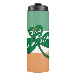 Kiss me I am Irish Thermal Tumbler