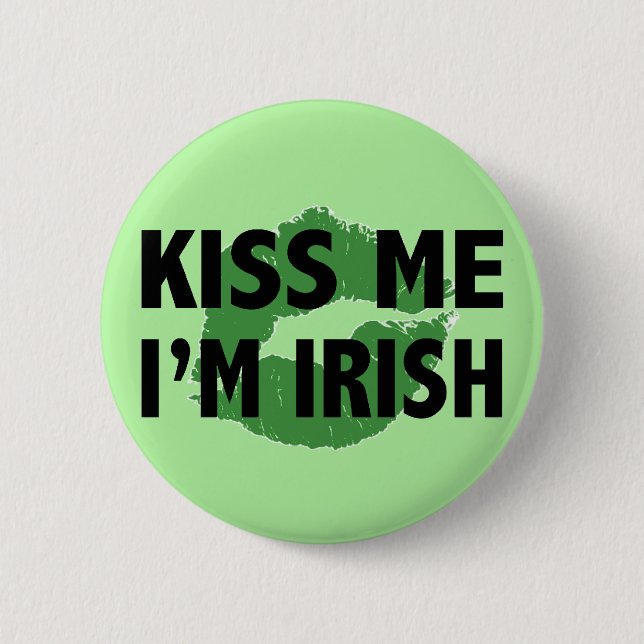 Kiss Me I’m Irish Button (Front)