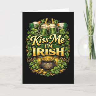 Kiss Me, I’m Irish Holiday Card