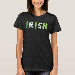 Kiss Me I m Irish Shamrock Leopard C St Patricks D T-Shirt