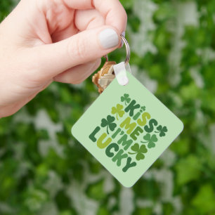 Kiss Me I’m Lucky Festive St. Patrick’s Day Key Ring
