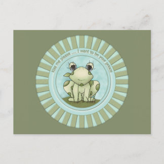 Kiss me - I want to be your prince Postcard