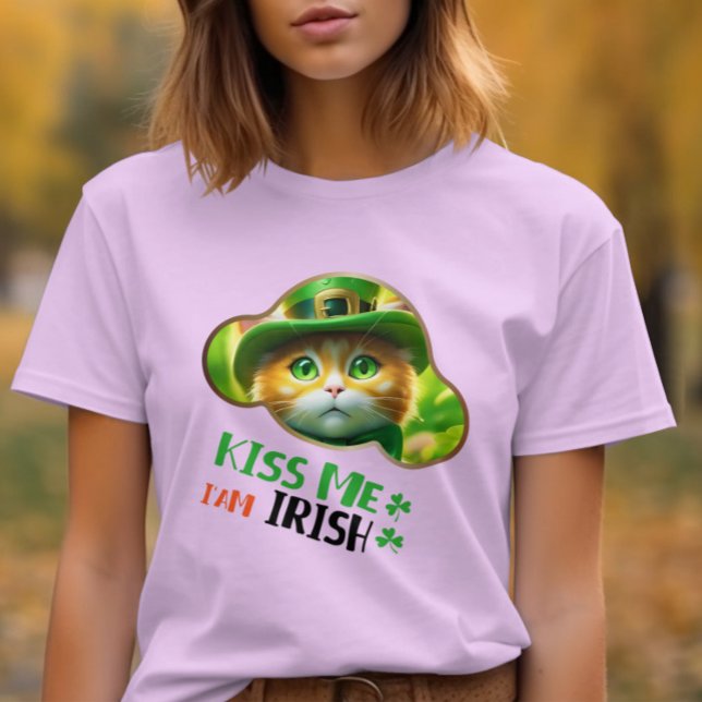 Kiss Me, I'am Irish - Green Attire Affair T-Shirt (Creator Uploaded)