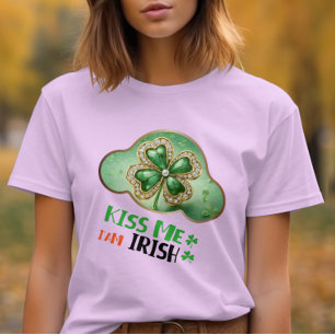 Kiss Me, I'am Irish - Irish Blessings T-Shirt