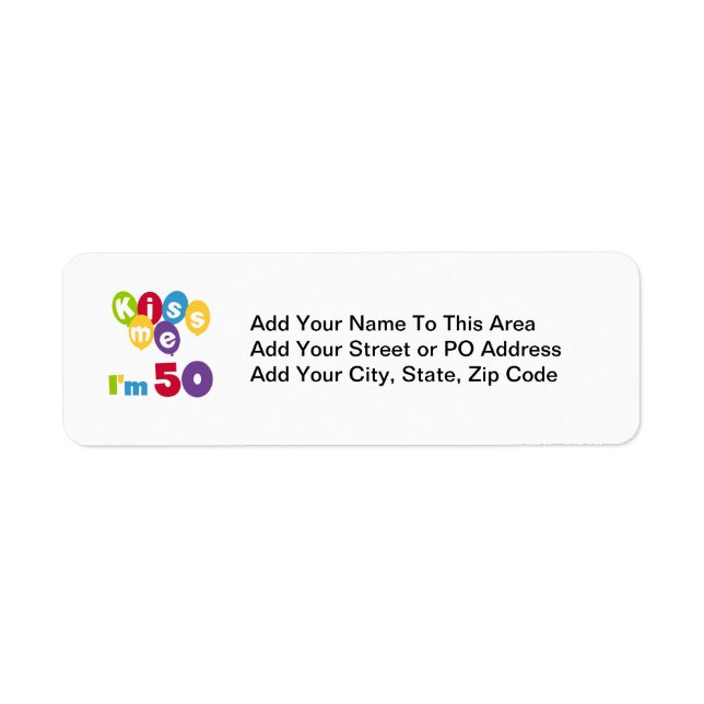 Kiss Me I'm 50 Birthday T-shirts and Gifts (Front)