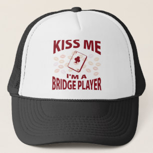 Kiss Me I'm A Bridge Player Trucker Hat