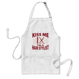 Kiss Me I'm A Hair Stylist Standard Apron