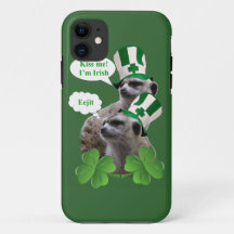 Kiss me I'm a Irish meerkat design