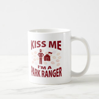 Kiss Me I'm A Park Ranger Coffee Mug