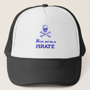 Kiss Me im a Pirate Trucker Hat
