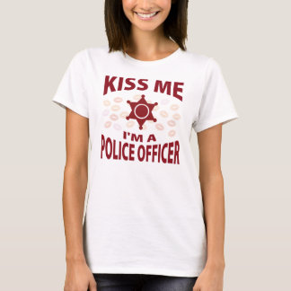 Kiss Me I'm A Police Officer T-Shirt