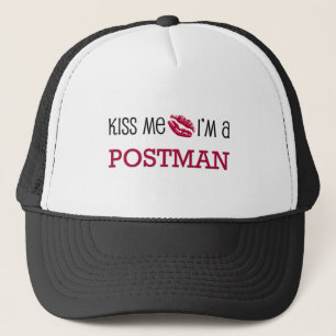 Kiss Me I'm a POSTMAN Trucker Hat