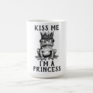 Kiss Me I'm A Princess Coffee Mug