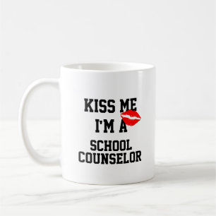 Kiss Me Im A School Counsellor Mug