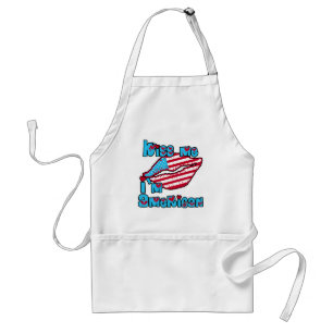 Kiss Me I'm American Products Standard Apron