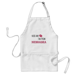 Kiss Me I'm From NEBRASKA Standard Apron