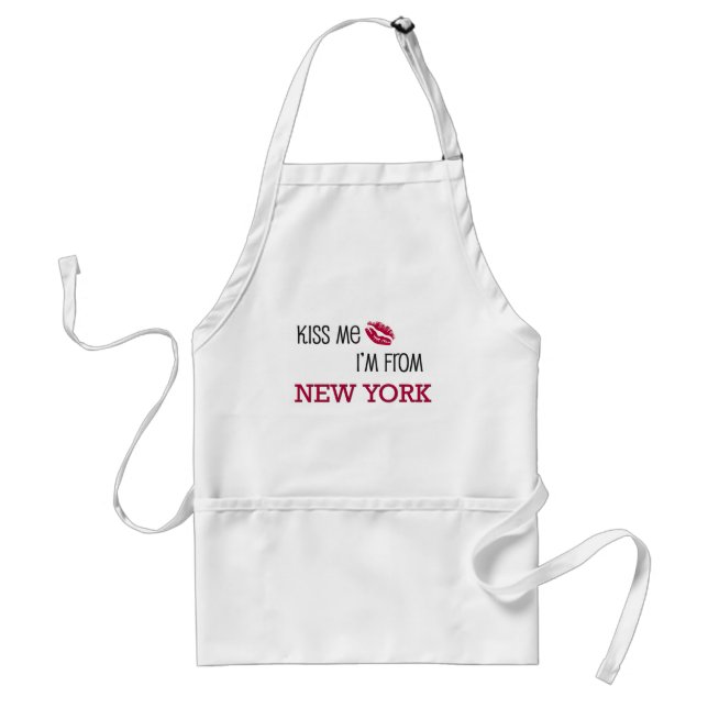 Kiss Me I'm From NEW YORK Standard Apron (Front)