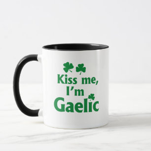 Kiss me I'm Gaelic Mug