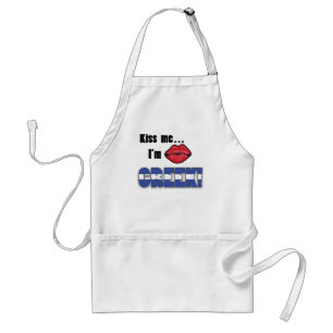 Kiss Me I'm Greek Standard Apron