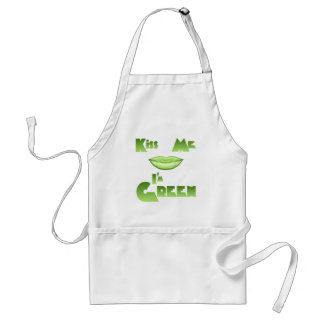 Kiss Me I'm Green Standard Apron