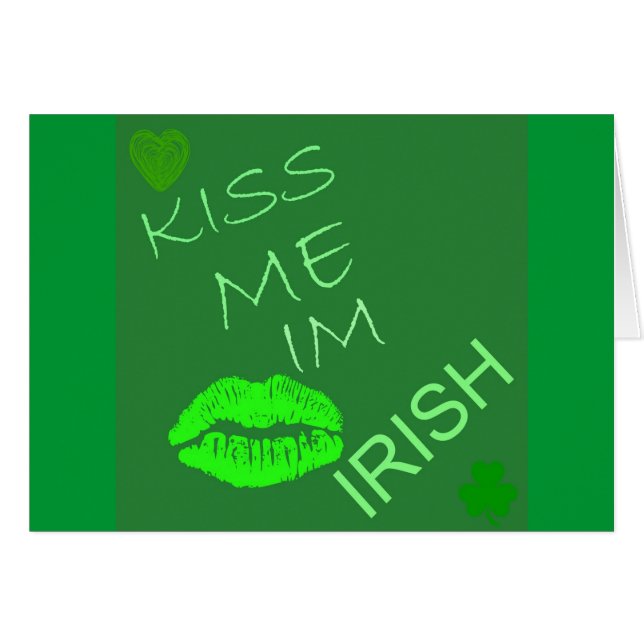 Kiss Me Im Irish (Front Horizontal)