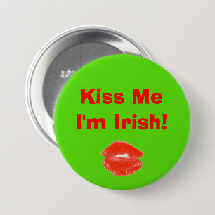 Kiss Me I'm Irish 4Molly 7.5 Cm Round Badge