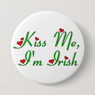 Kiss Me, I'm Irish 7.5 Cm Round Badge