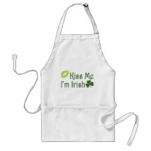 Kiss Me I'm Irish Apron