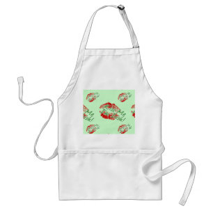 Kiss Me I'm Irish Apron (green)