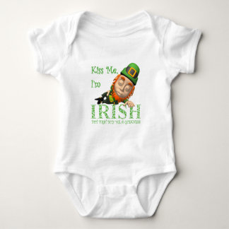 Kiss Me I'm Irish Baby Bodysuit