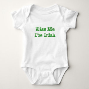 Kiss Me I'm Irish Baby Bodysuit