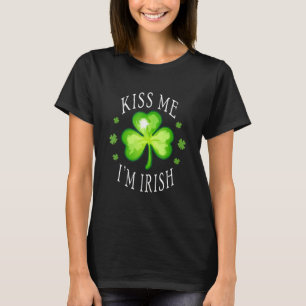 Kiss Me I'm Irish Funny Saint Patrick Day T-Shirt