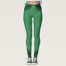 Kiss Me I'm Irish Green Geometric Activewear