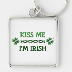 Kiss Me, I'm Irish Key Ring