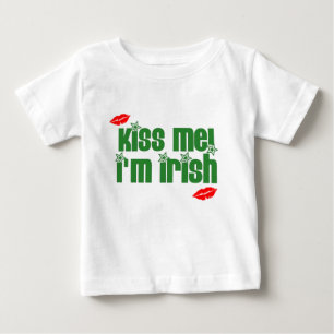 kiss-me-im-irish-lips baby T-Shirt