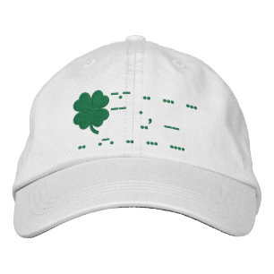 Kiss Me I'm Irish Morse Code Cap